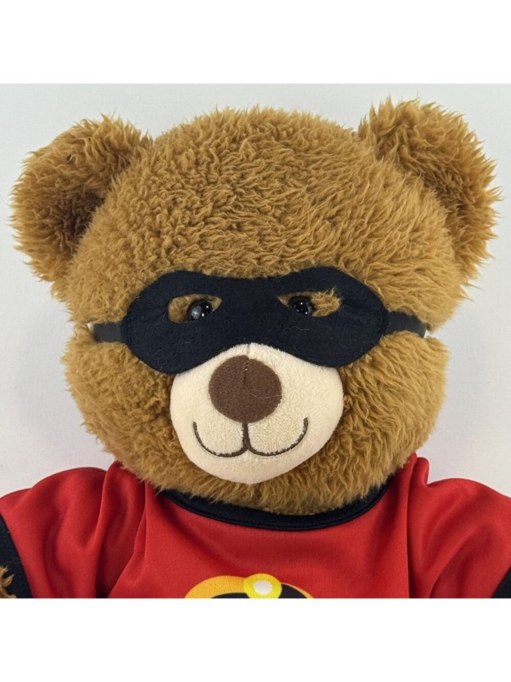 Build-A-Bear Disney Pixar The Incredibles Plush Teddy Bear 17" With Costume Mask